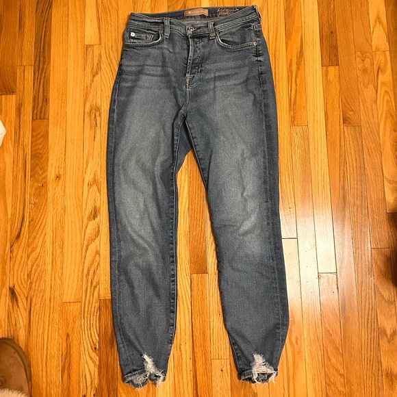7 for All Mankind Jeans W26 (fit like W27/28). Skinny high-rise - Picture 2 of 3